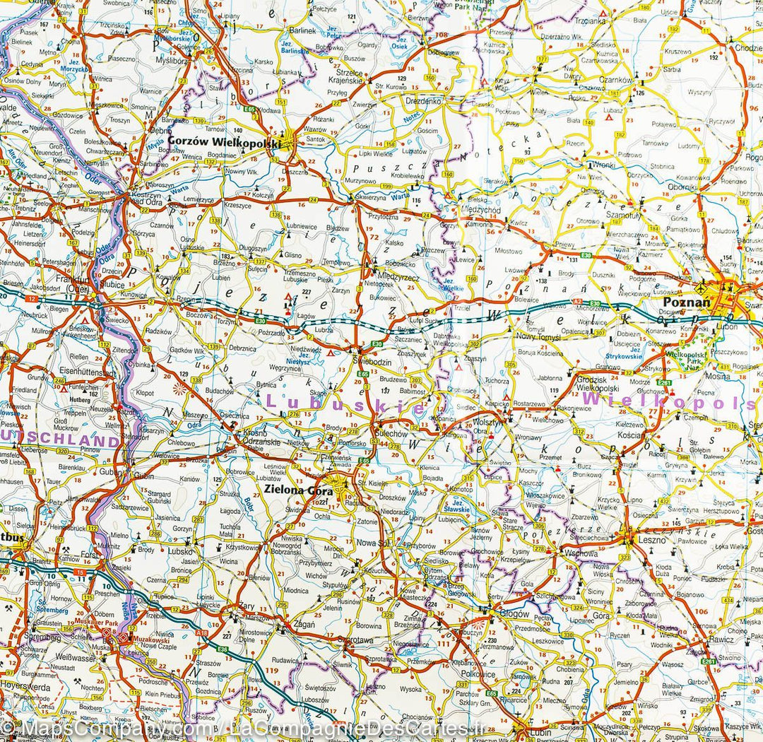 Carte routière - Pologne | Reise Know How carte pliée Reise Know-How 