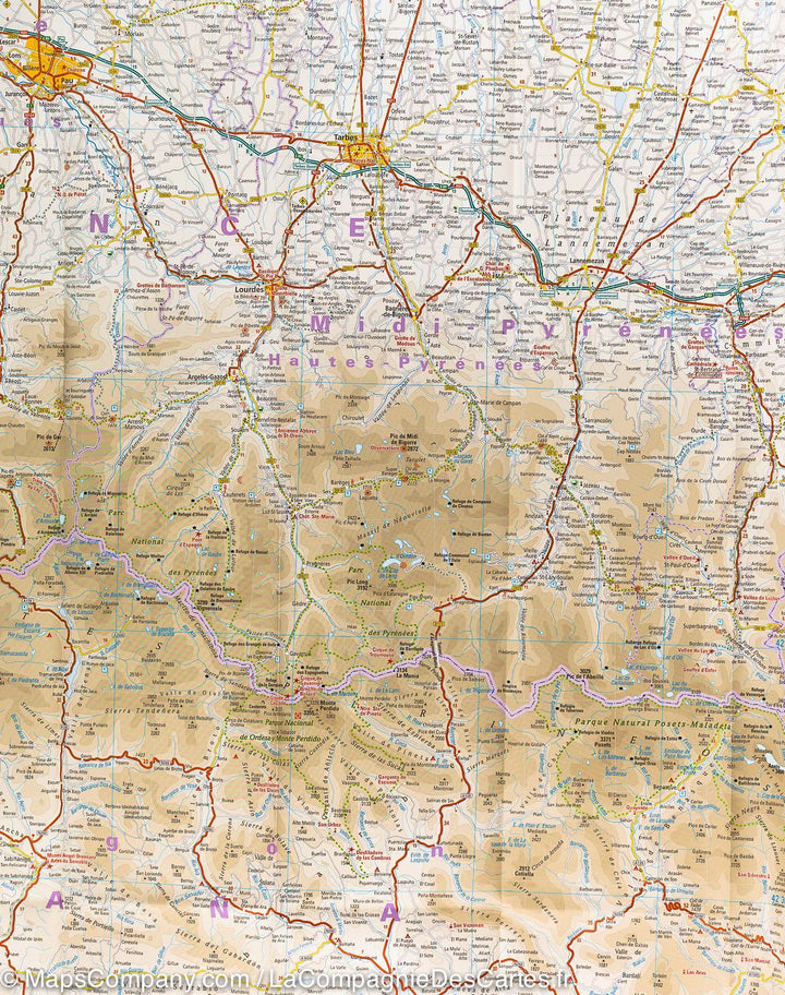 Carte routière - Pyrénées | Reise Know How carte pliée Reise Know-How 