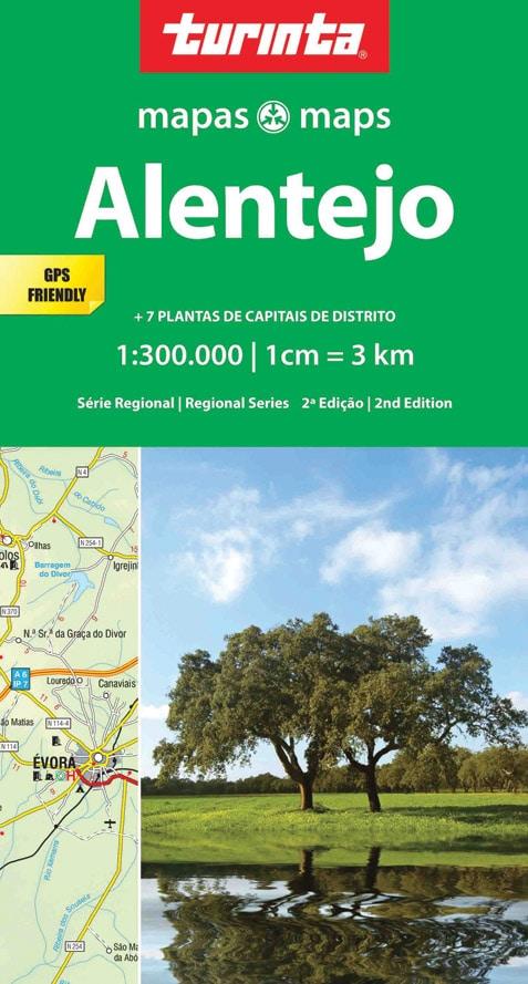 Carte routière régionale n° 3 - Alentejo (Portugal) | Turinta carte pliée Turinta 