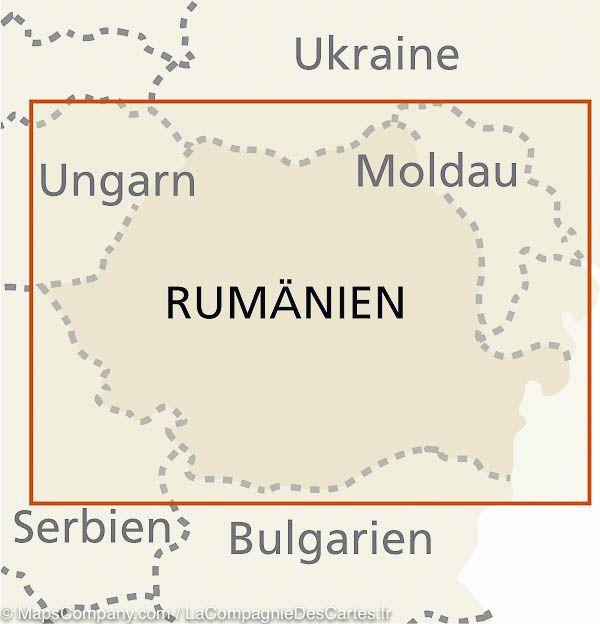 Carte routière de la Roumanie &amp; Moldavie | Reise Know How - La Compagnie des Cartes