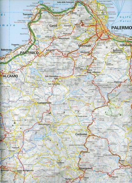 Carte routière - Sicile | Kümmerly & Frey carte pliée Kümmerly & Frey 