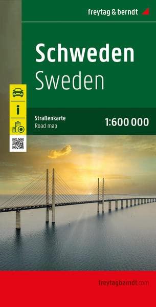 Carte routière - Suède | Freytag & Berndt carte pliée Freytag & Berndt 