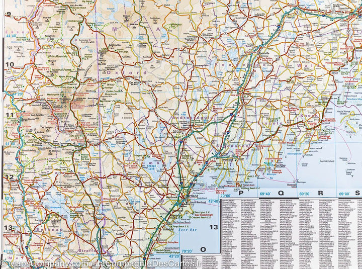 Carte routière USA n° 5 - Nouvelle Angleterre | Reise Know How carte pliée Reise Know-How 
