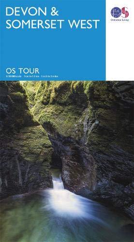 Carte touristique - Devon & Somerset Ouest - Tour 5 | Ordnance Survey carte pliée Ordnance Survey 