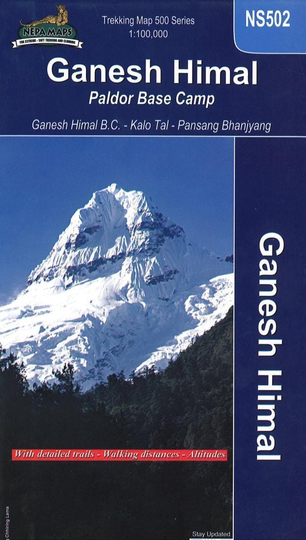 Ganesh Himal : Paldor Base Camp | Himalayan MapHouse Pvt. Ltd Hiking Map 