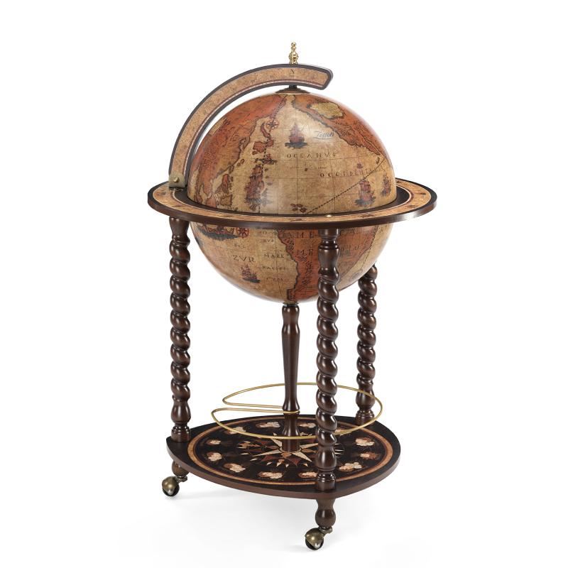 Globe-Bar "Explora" - couleur honey brown - Diamètre 40 cm | Zoffoli globe Zoffoli 