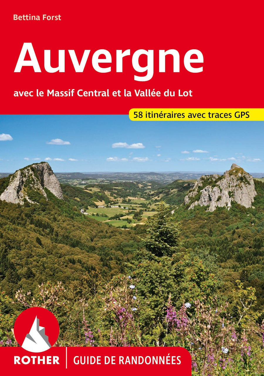 Guide de randonnée - Auvergne | Rother guide petit format Rother 