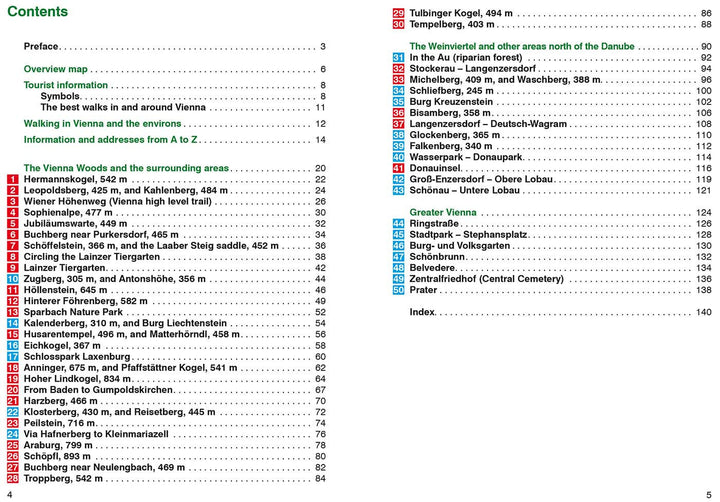 Guide de randonnée (en anglais) - Vienna | Rother guide de randonnée Rother 