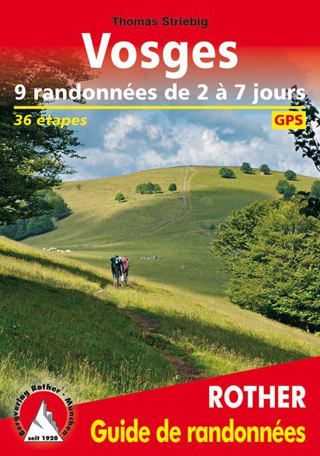 Guide de randonnée - Vosges, 9 randonnées de 2 à 7 jours | Rother guide de randonnée Rother 
