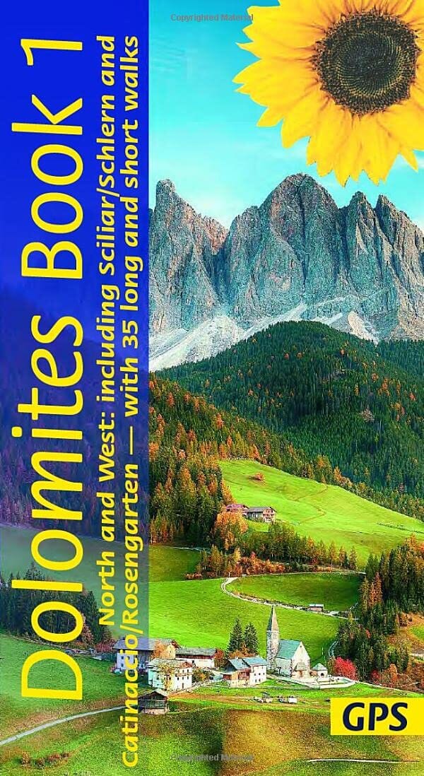 Guide de randonnées (en anglais) - Dolomites North & West, book 1 | Sunflower guide de randonnée Sunflower 