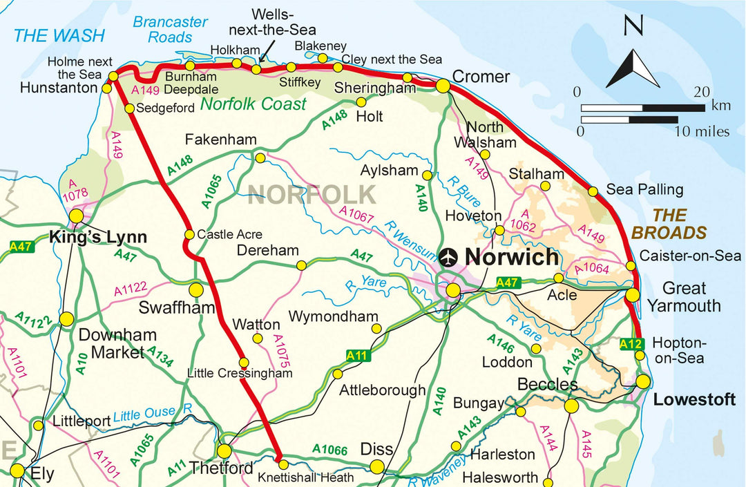 Guide de randonnées (en anglais) - Peddars Way & Norfolk Coast Path (Angleterre) | Cicerone guide de randonnée Cicerone 