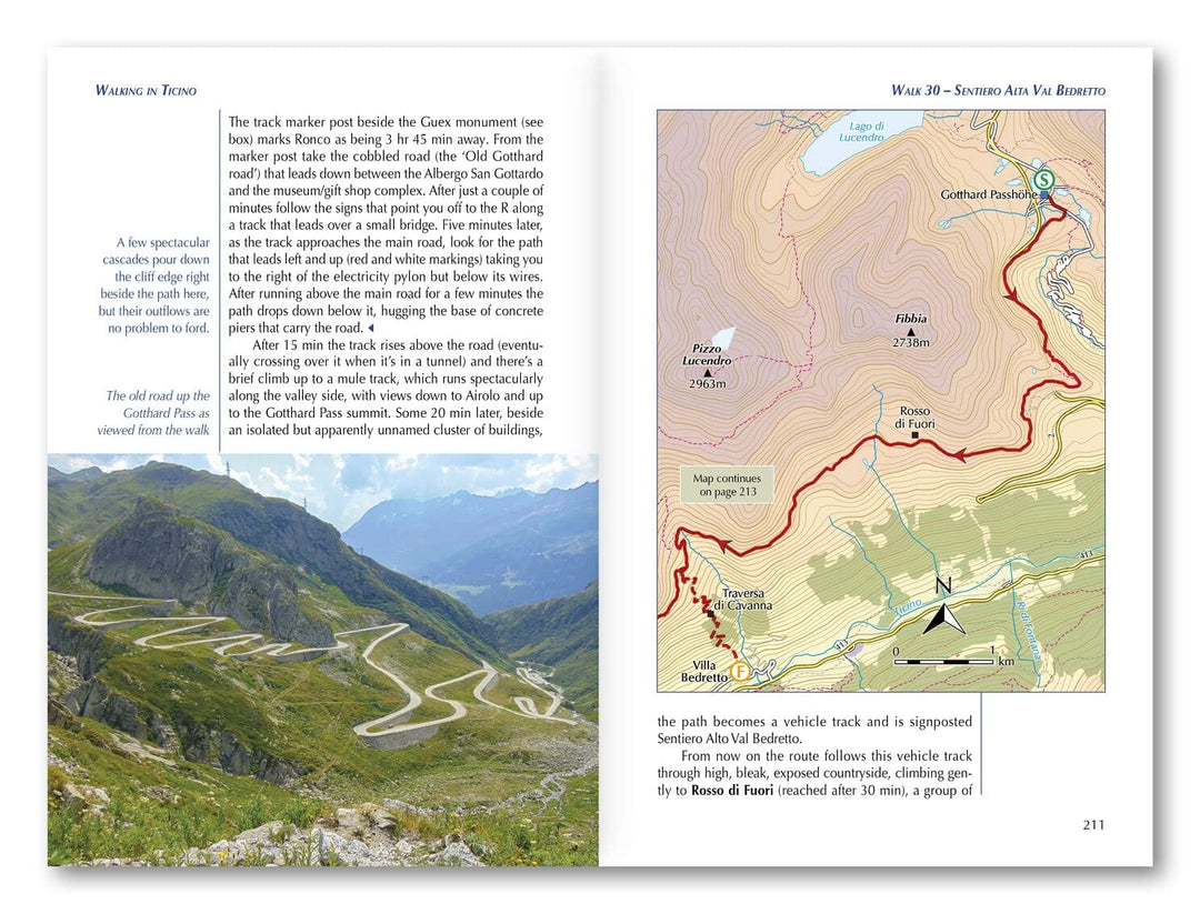 Guide de randonnées (en anglais) - Ticino : Valley, Lake and Mountain Walks in Southern Switzerland | Cicerone guide de randonnée Cicerone 