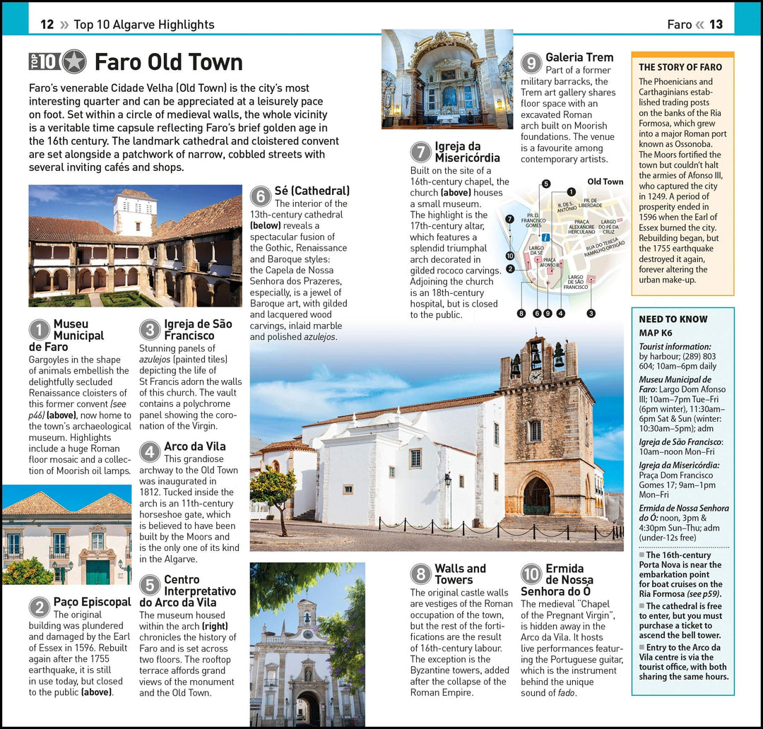 Guide de voyage (en anglais) - Algarve Top 10 | Eyewitness guide de conversation Eyewitness 