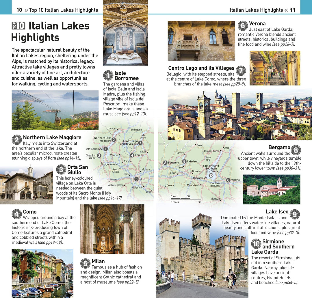 Guide de voyage (en anglais) - Italian Lakes top 10 | Eyewitness guide de voyage Eyewitness 