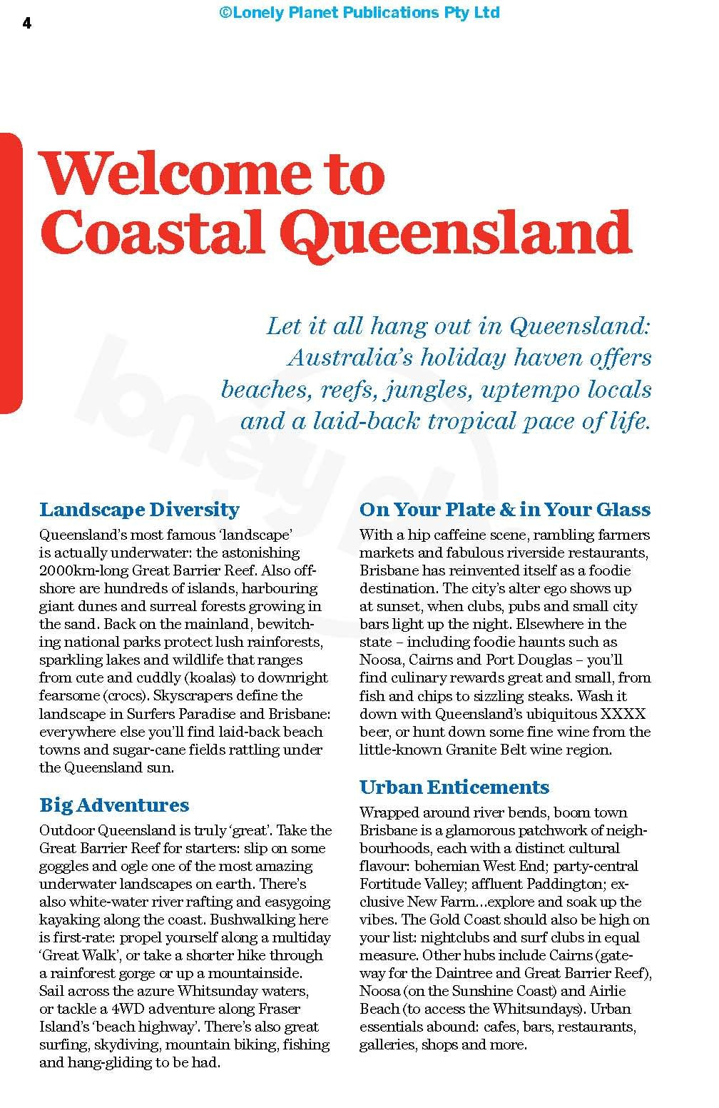 Guide de voyage (en anglais) - Queensland & the Great Barrier Reef | Lonely Planet guide de voyage Lonely Planet 