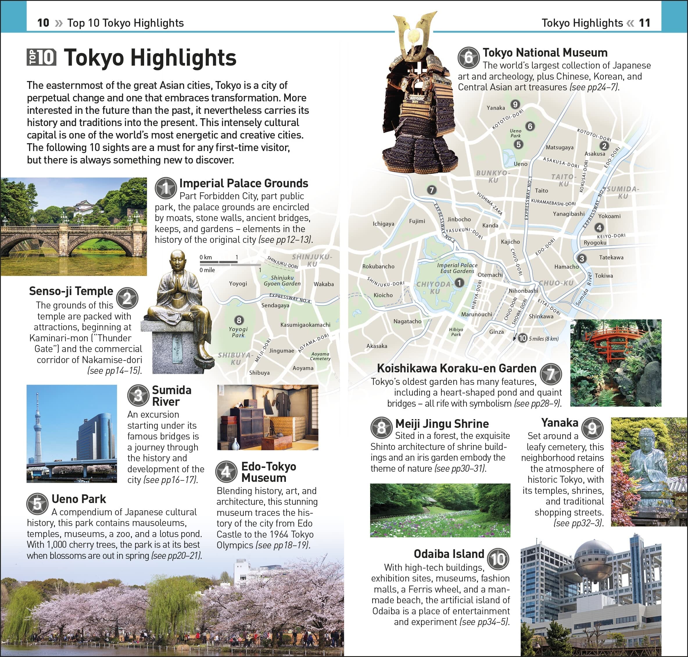 10　–　hiking　Eyewitness　MapsCompany　Travel　and　Travel　Guide　Top　Tokyo　maps