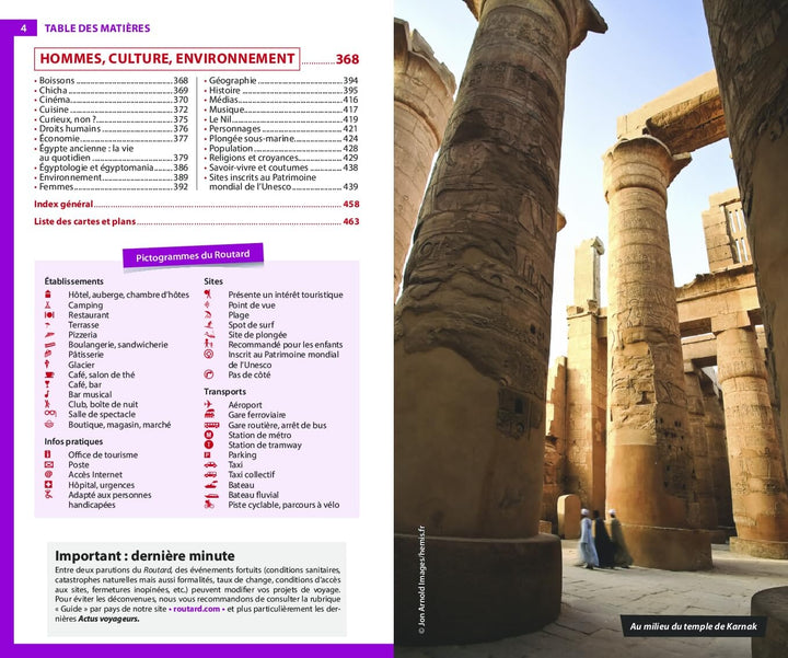 Guide du Routard - Egypte 2024/25 | Hachette guide de voyage Hachette 