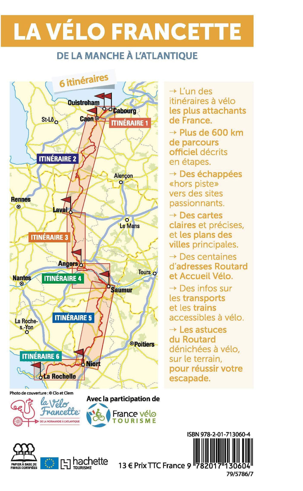 Guide du Routard - La Vélo Francette: De la Manche à l'Atlantique | Hachette guide de voyage Hachette 