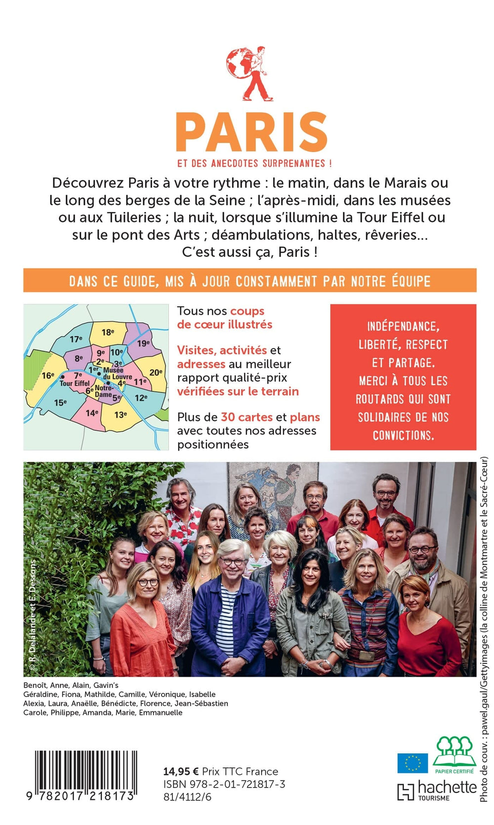 Guide du Routard - Paris & des anecdotes surprenantes 2023/24 | Hachette guide de voyage Hachette 