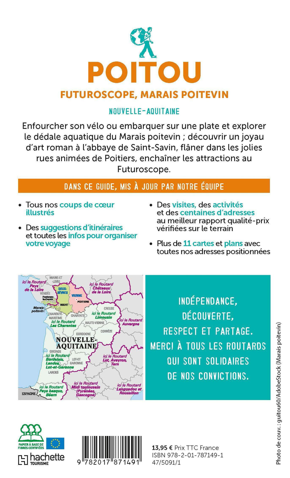 Guide du Routard - Poitou 2021/22 | Hachette guide de voyage Hachette 