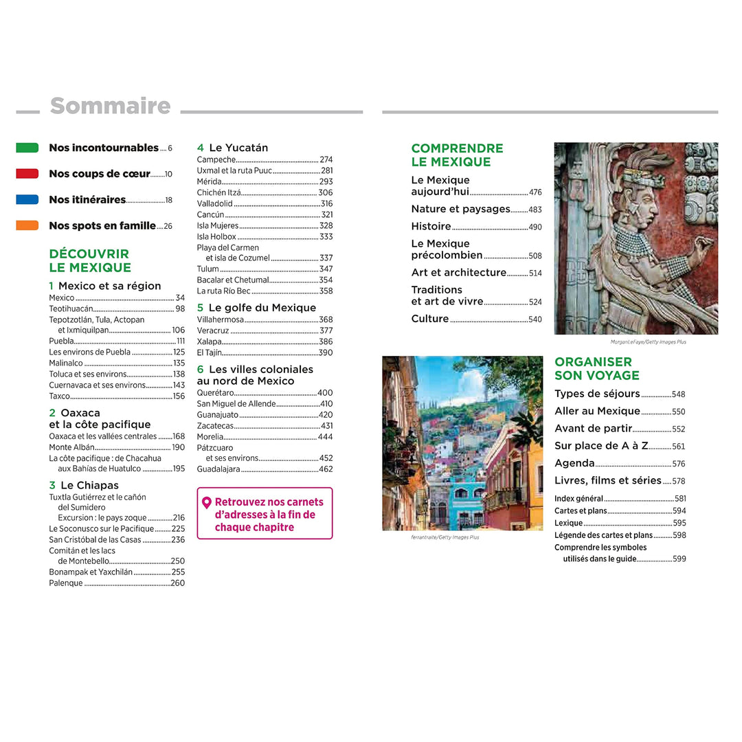 Guide Vert - Mexique, Centre et Sud - Édition 2022 | Michelin guide de voyage Michelin 