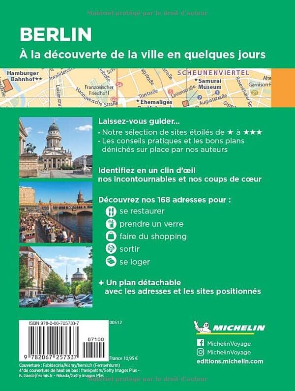 Guide Vert Week & GO - Berlin - Édition 2023 | Michelin guide petit format Michelin 