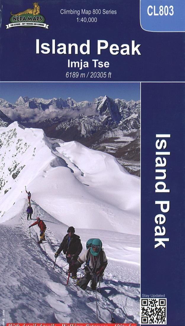 Island Peak - Nepal Climbing Map | Himalayan MapHouse Pvt. Ltd Hiking Map 