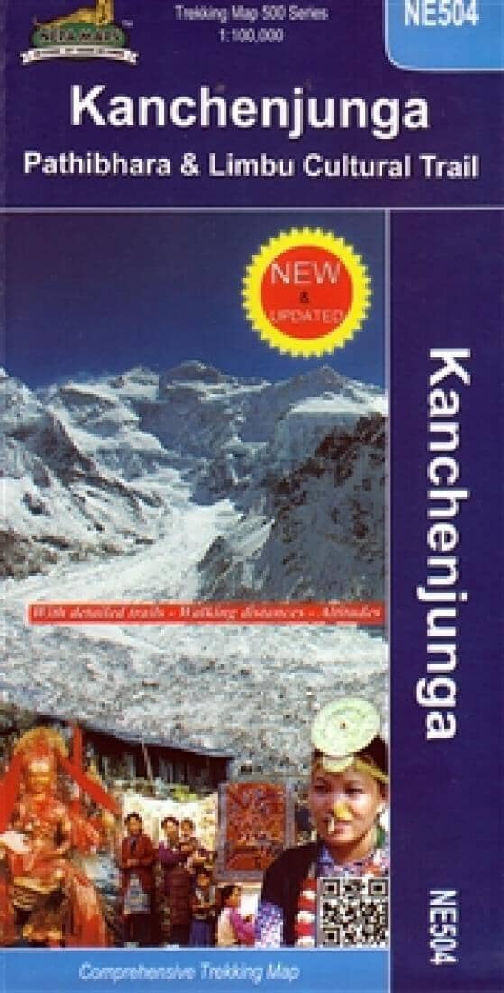Kanchenjunga - Nepal Comprehensive Trekking Map | Himalayan MapHouse Pvt. Ltd Hiking Map 