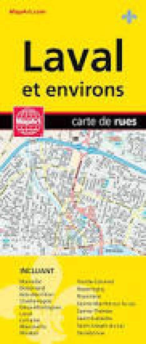 Laval And Surroundings, Quebec City/Street Map Canadian Cartographics Corporation | Canadian Cartographics Corporation Road Map 