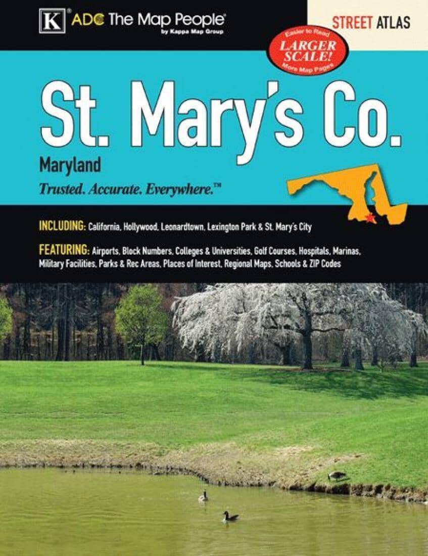 St. Mary's County, MD, Street Atlas by Kappa Map Group