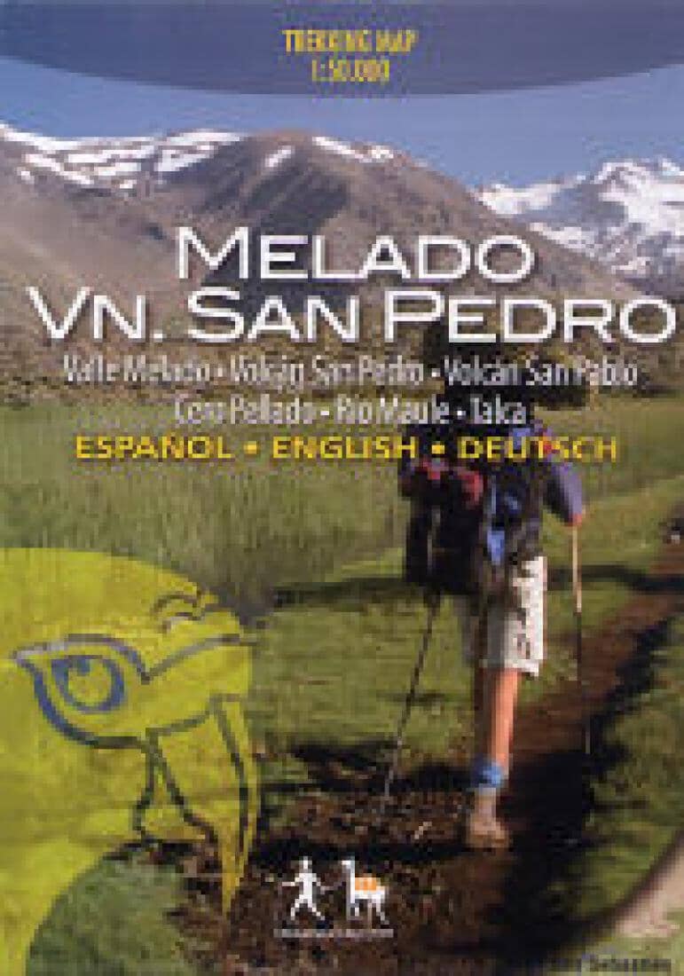 Melado Vn. San Pedro | Trekking Chile Hiking Map 