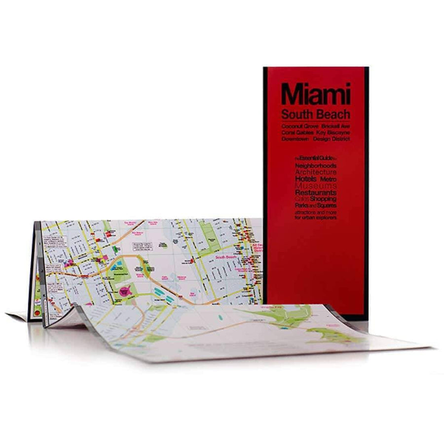 Miami, Florida with South Beach by Red Maps