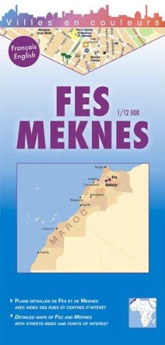 Plan de ville - Fès - Meknès & environs | Laure Kane carte pliée Laure Kane 