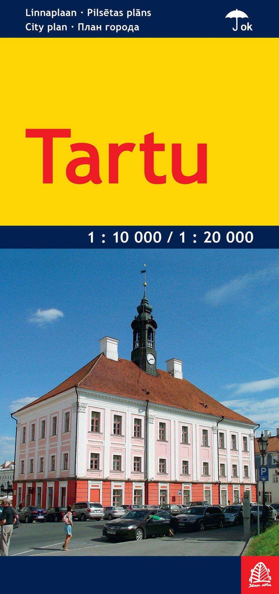 Plan de ville - Tartu (Estonie) | Jana Seta carte pliée Jana Seta 