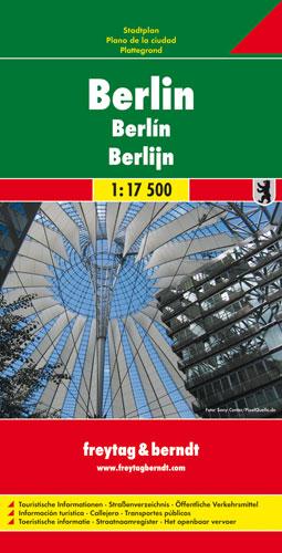 Plan détaillé - Berlin | Freytag & Berndt carte pliée Freytag & Berndt 