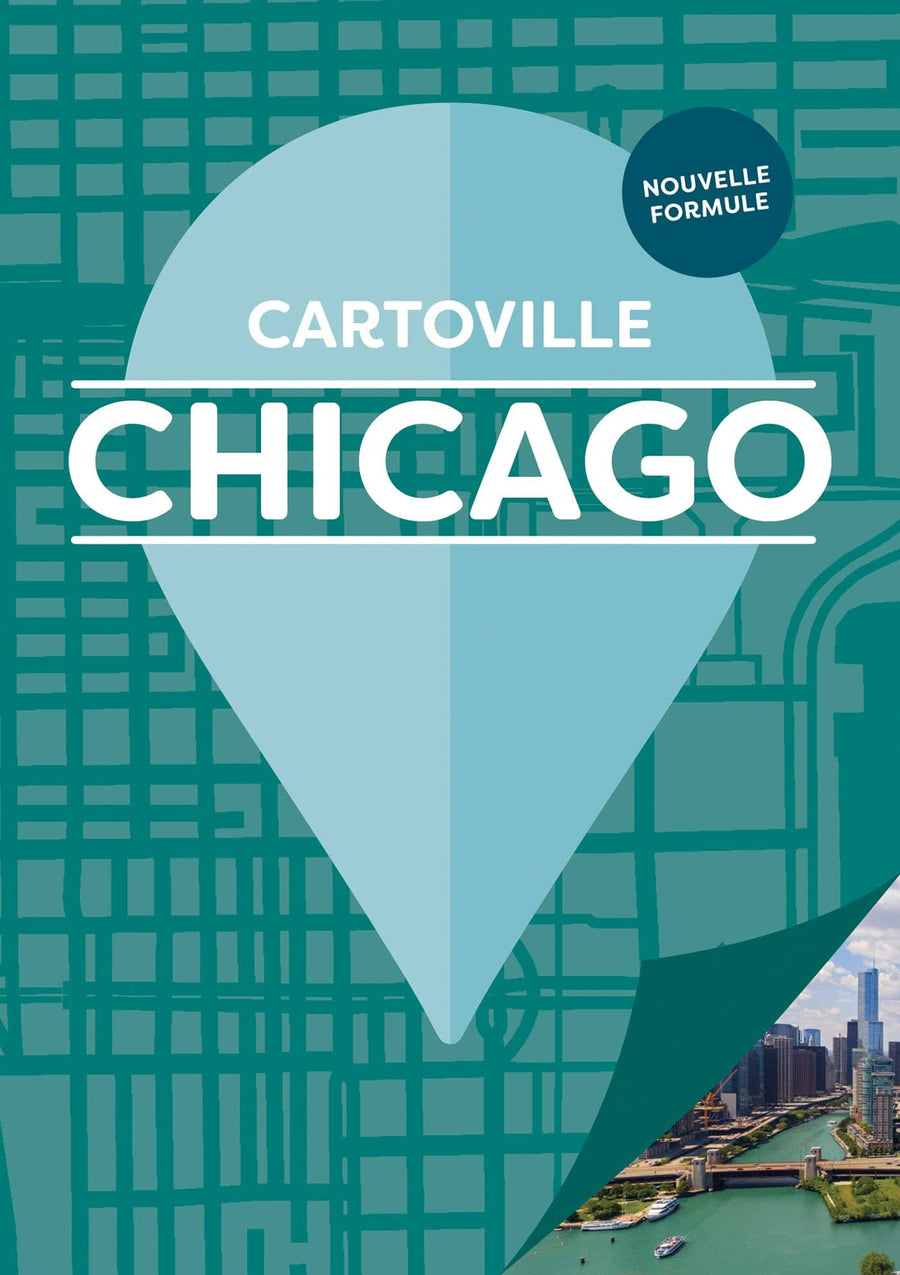 Plan détaillé - Chicago | Cartoville carte pliée Gallimard 