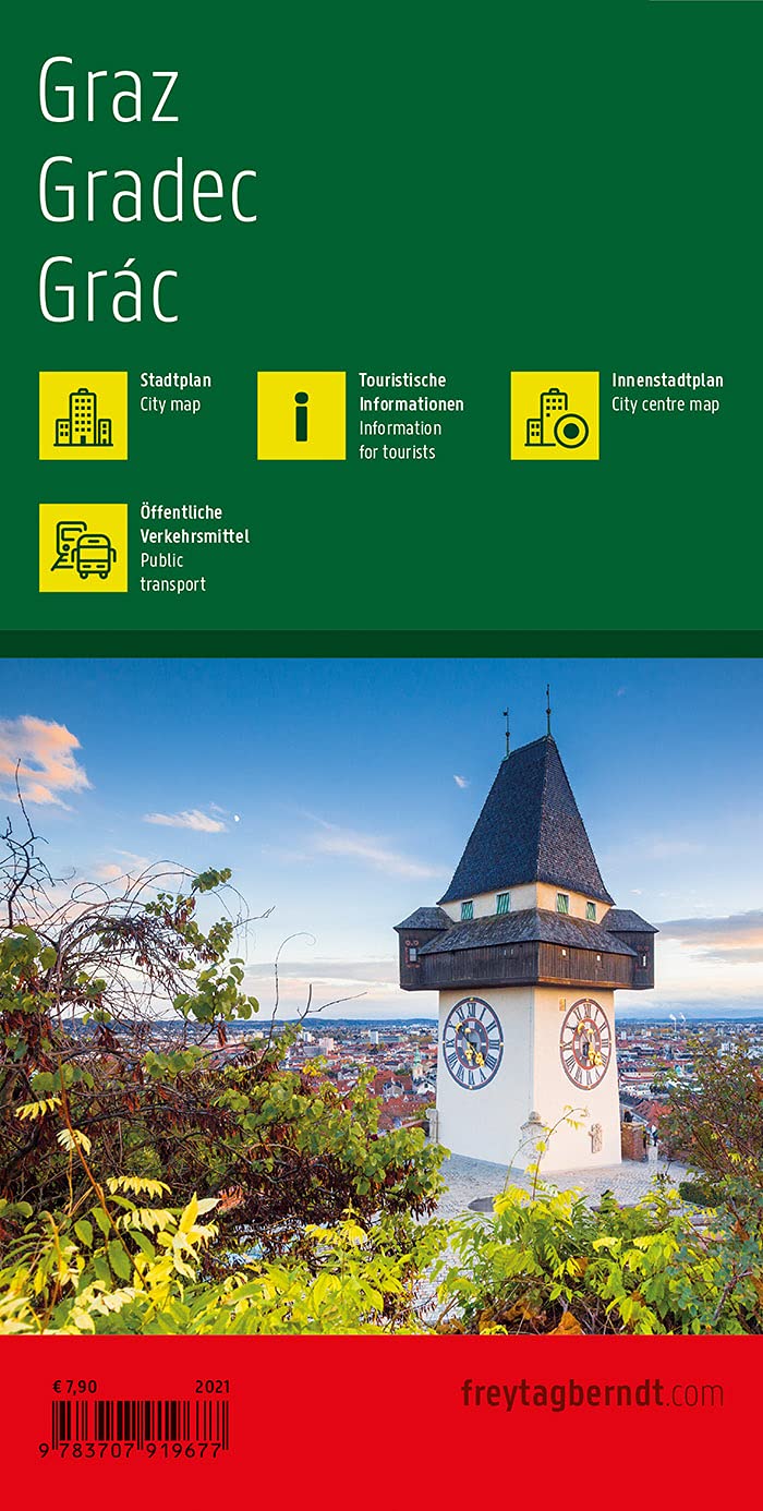 Plan détaillé - Graz (Autriche) | Freytag & Berndt carte pliée Freytag & Berndt 