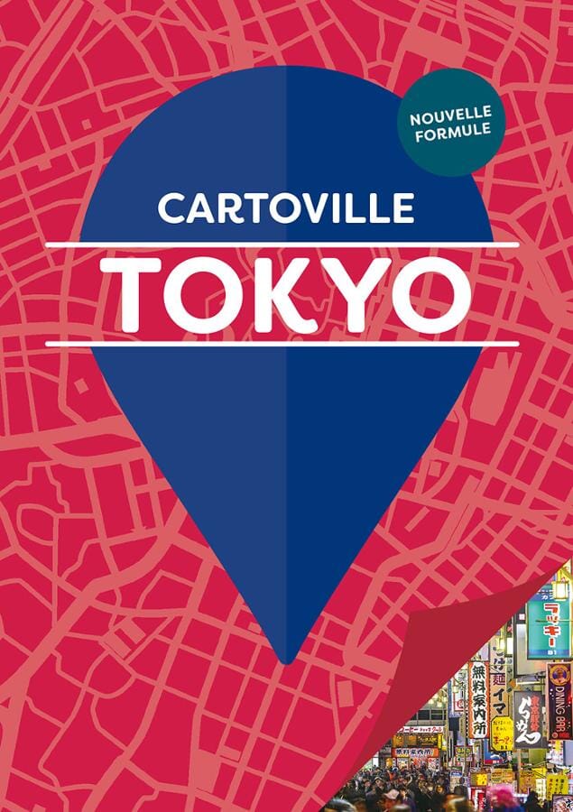 Plan détaillé - Tokyo | Cartoville carte pliée Gallimard 