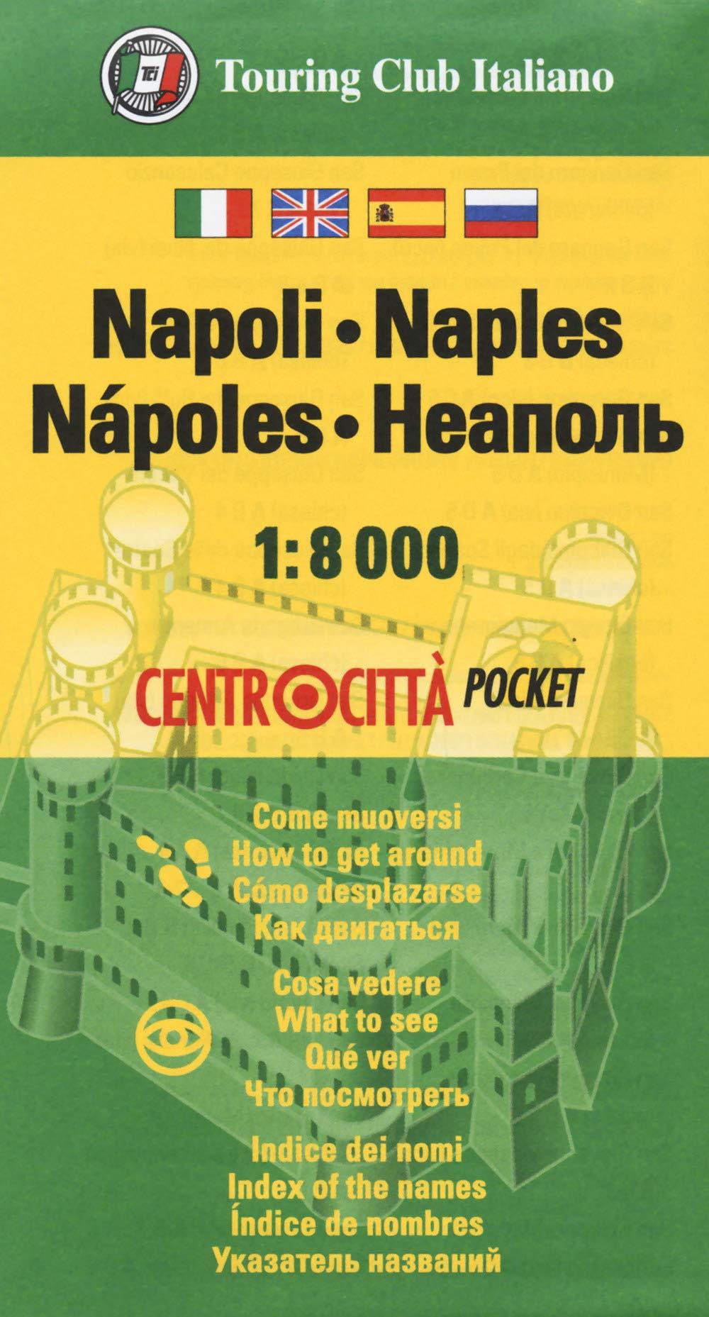 Plan du centre-ville - Naples | Touring Club Italiano carte pliée Touring 