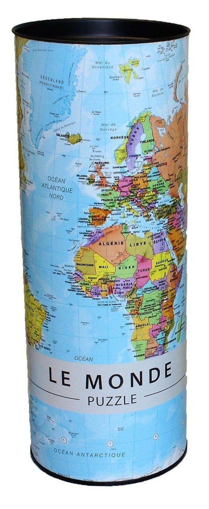 Puzzle du monde (en français) - 1000 pièces | Maps International puzzle Maps International 