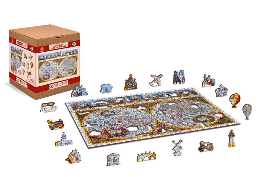 Puzzle en bois - Terra Nova - 505 pièces | Wooden City puzzle Wooden City 
