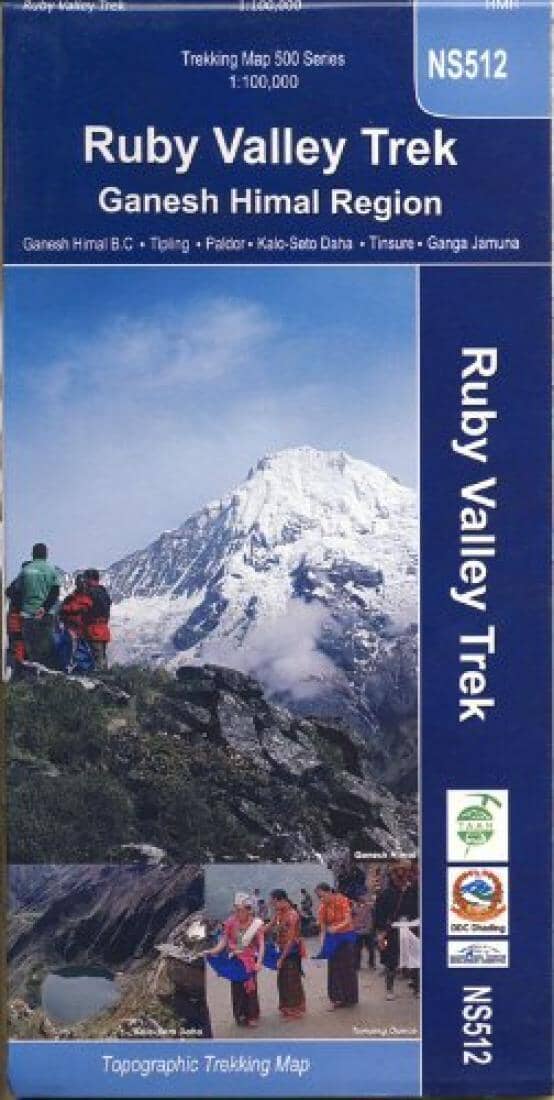 Ruby Valley Trek : Ganesh Himal Region | Himalayan MapHouse Road Map 