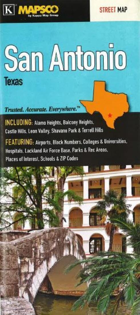 San Antonio, Texas by Kappa Map Group