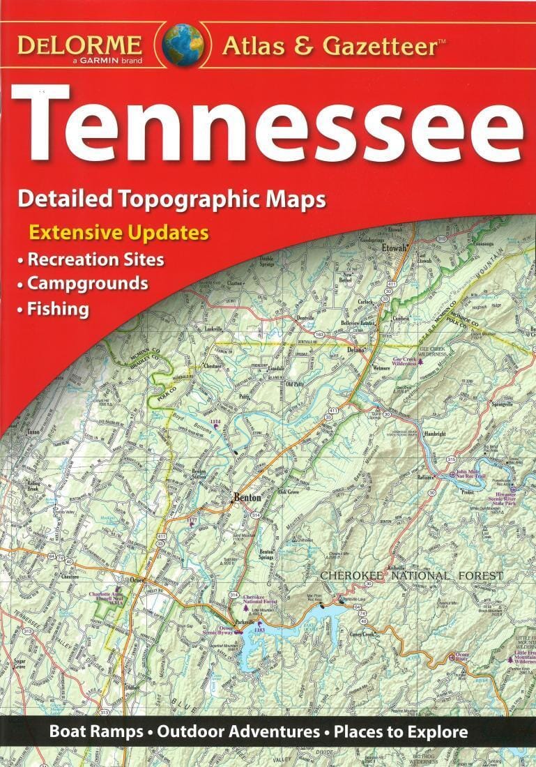 Tennessee - Atlas and Gazetteer | DeLorme Atlas 