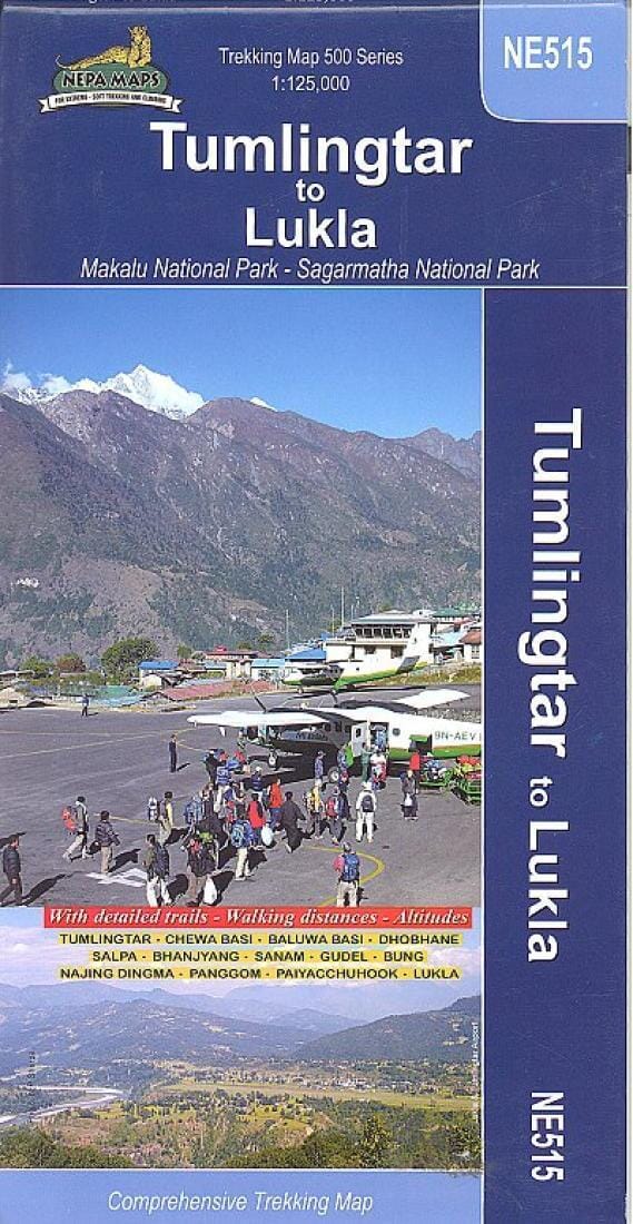 Tumlingtar To Lukla Comprehensive Trekking Map | Himalayan MapHouse Road Map 